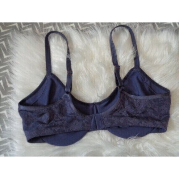NWOT Le Mystere women's size 34C purple lined bra Retails $69 - Picture 4 of 6